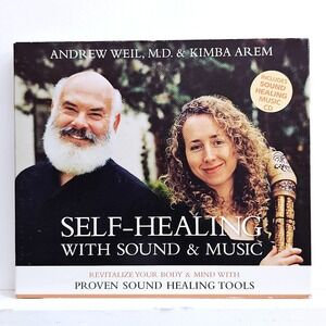 Andrew Weil Kimba Arem Self-Healing With Sound &‎ Music 2-CD Set Meditation
